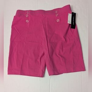 89th + Madison Womens Pink Comfort Shorts Size XL 11" Inseam